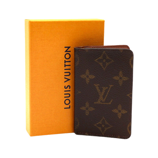 🔴 Louis Vuitton Pocket Organizer Wallet - Monogram