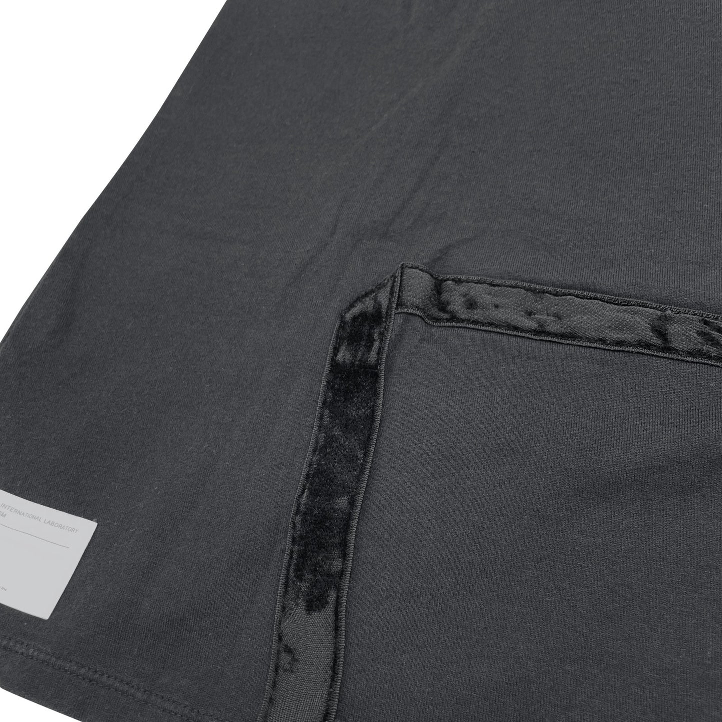 🔴 Visvim Velour Detail T-Shirt - Black