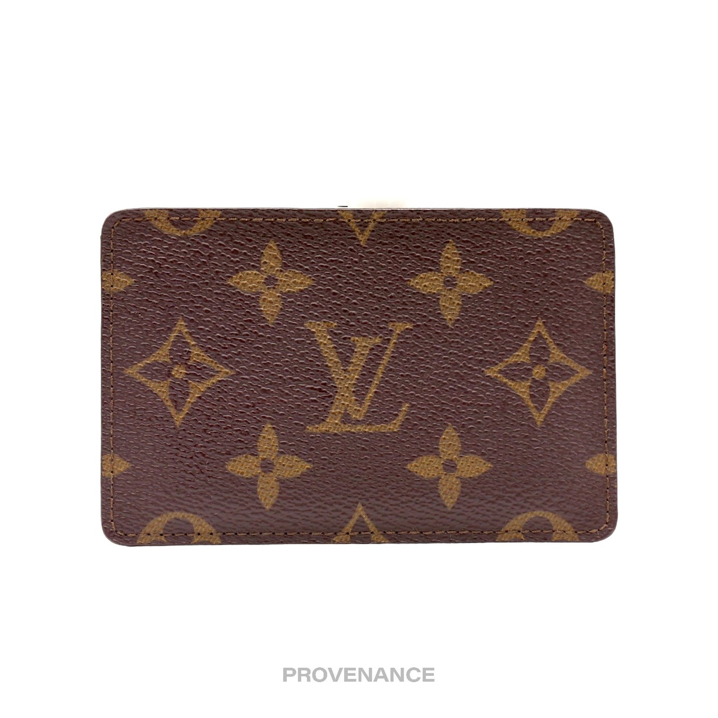 🔴 Louis Vuitton Card Holder Wallet - Monogram Small "f"