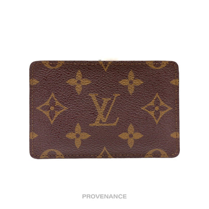 🔴 Louis Vuitton Card Holder Wallet - Monogram Small "f"