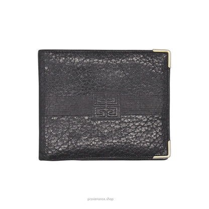 🔴 Givenchy ID Bifold Wallet - Black Leather