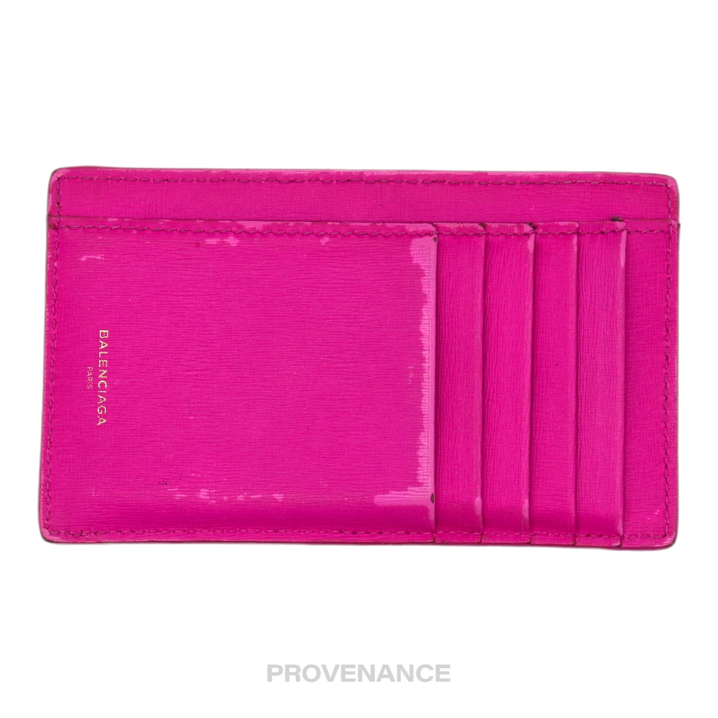 🔴 Balenciaga Zip Card Wallet - Pink