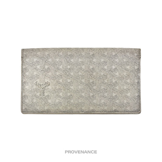 🔴 Goyard Richelieu Long Wallet - White Goyardine