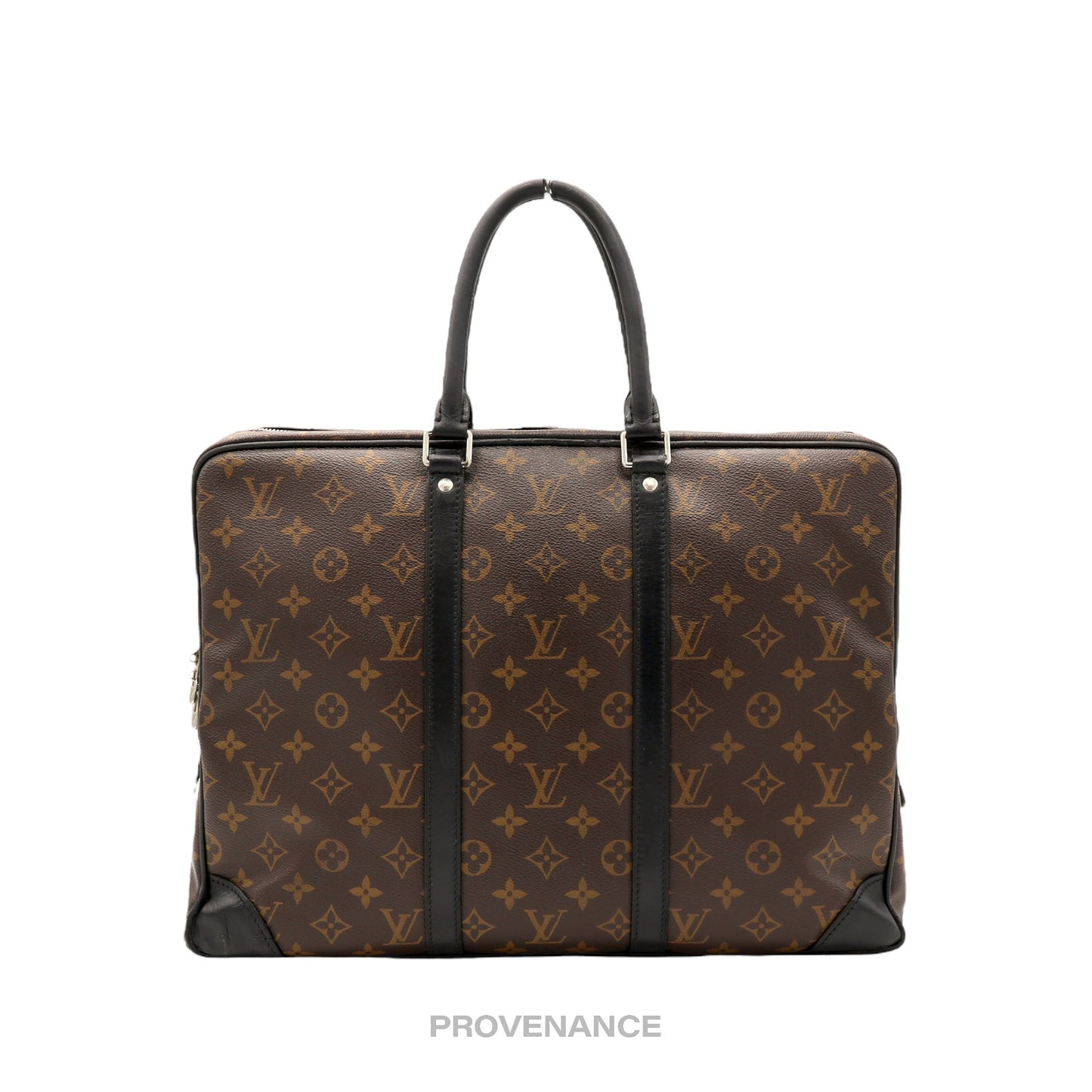 🔴 Louis Vuitton PDV Briefcase Bag - Monogram Macassar