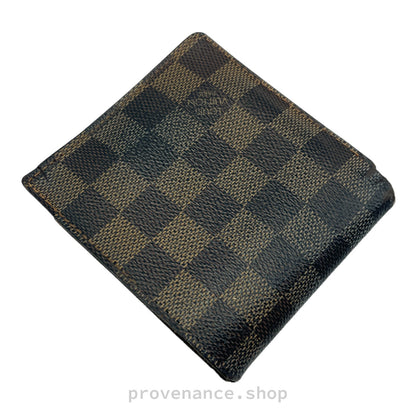 🔴 Louis Vuitton Marco Wallet - Damier Ebene