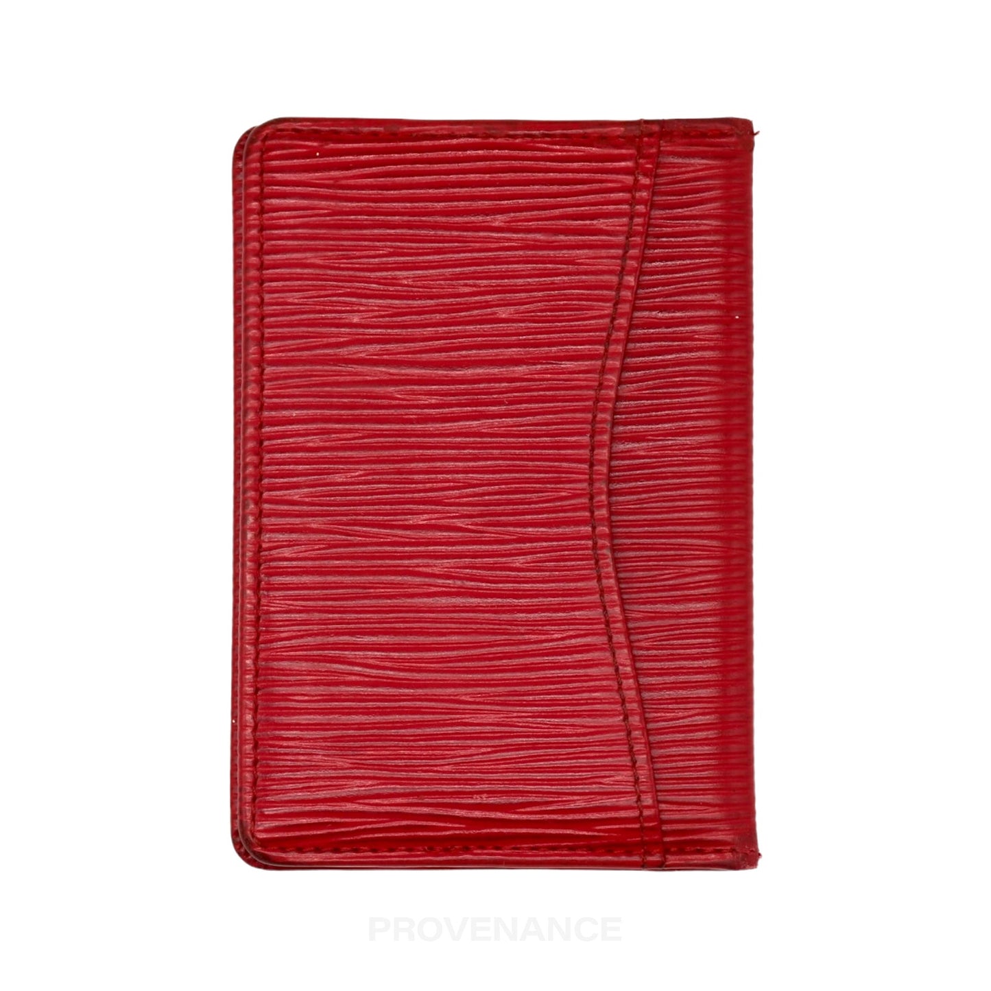 🔴 Louis Vuitton Pocket Organizer - Red Epi Leather