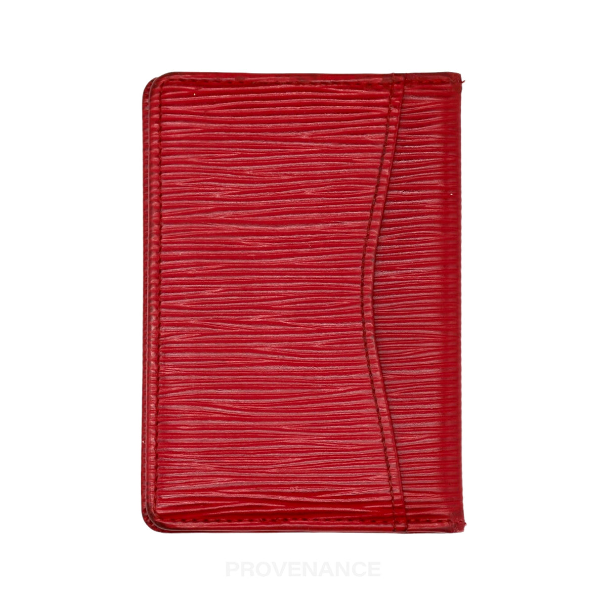 🔴 Louis Vuitton Pocket Organizer - Red Epi Leather
