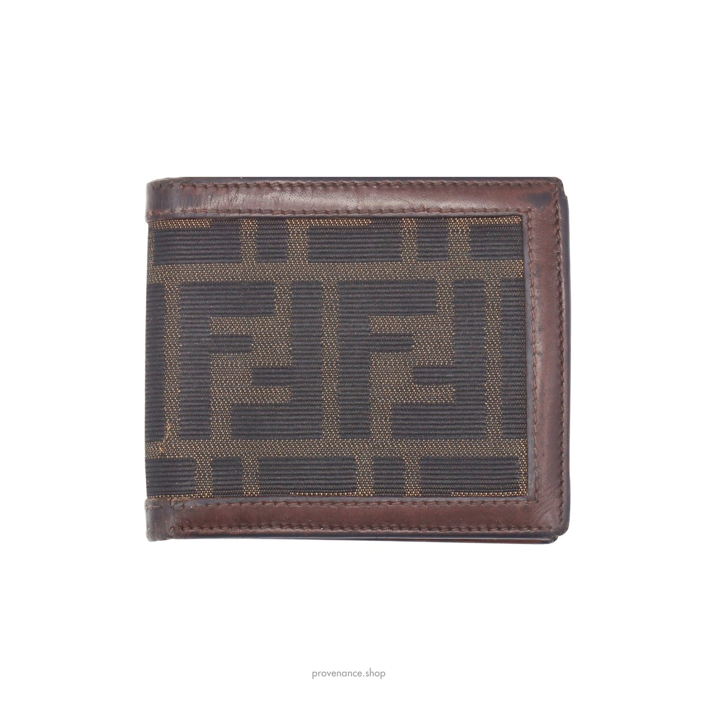 🔴 Fendi ID Bifold Wallet - FF Zucca