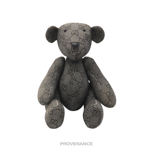 🔴 Gucci Teddy Bear - Charcoal GG Canvas