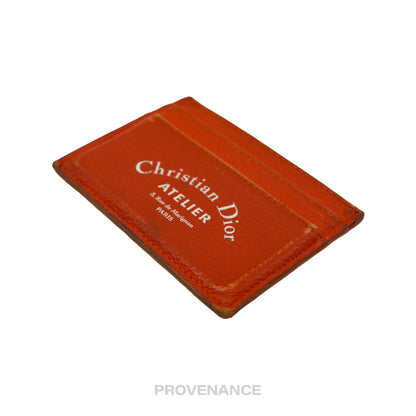 🔴 Christian Dior Atelier Card Holder Wallet