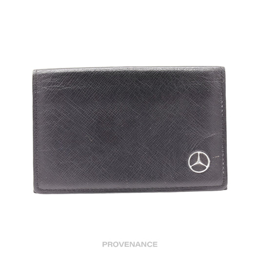 🔴 Mercedes-Benz Logo West Germany Card Wallet - Black Leather