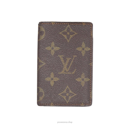 🔴 Louis Vuitton Pocket Organizer Card Wallet - Monogram