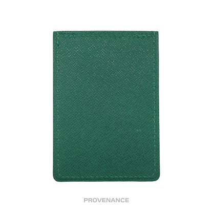 🔴 Louis Vuitton Nagoya 2010 Card Wallet - Green Taiga