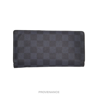 🔴 Louis Vuitton Brazza Long Wallet - Damier Cobalt