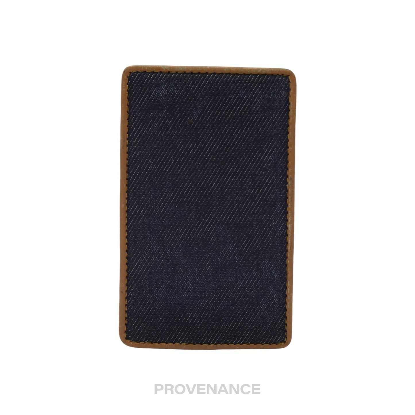 🔴 Dior Denim Card Holder Wallet - Tan