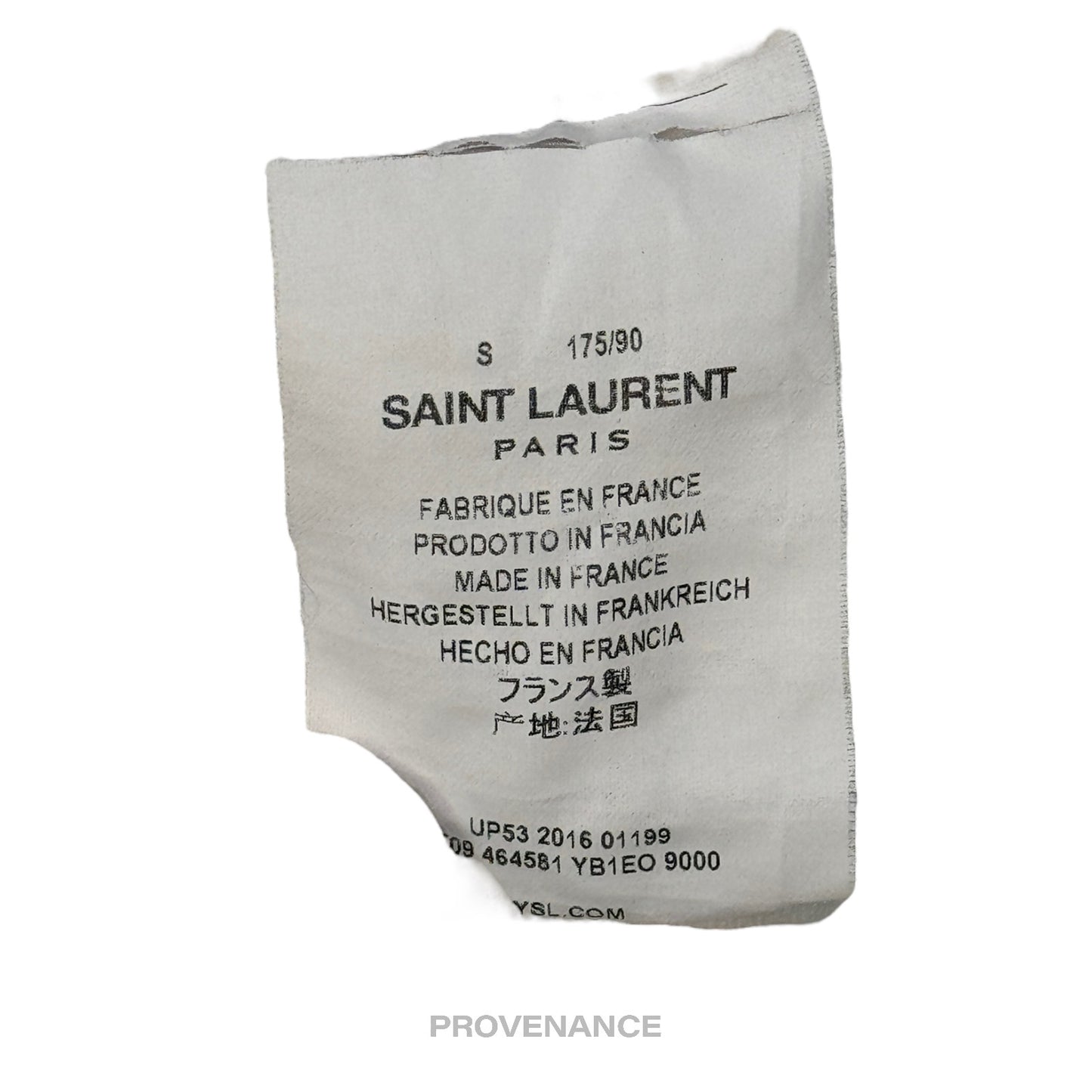 🔴  Saint Laurent Paris SLP Logo Hoodie - White