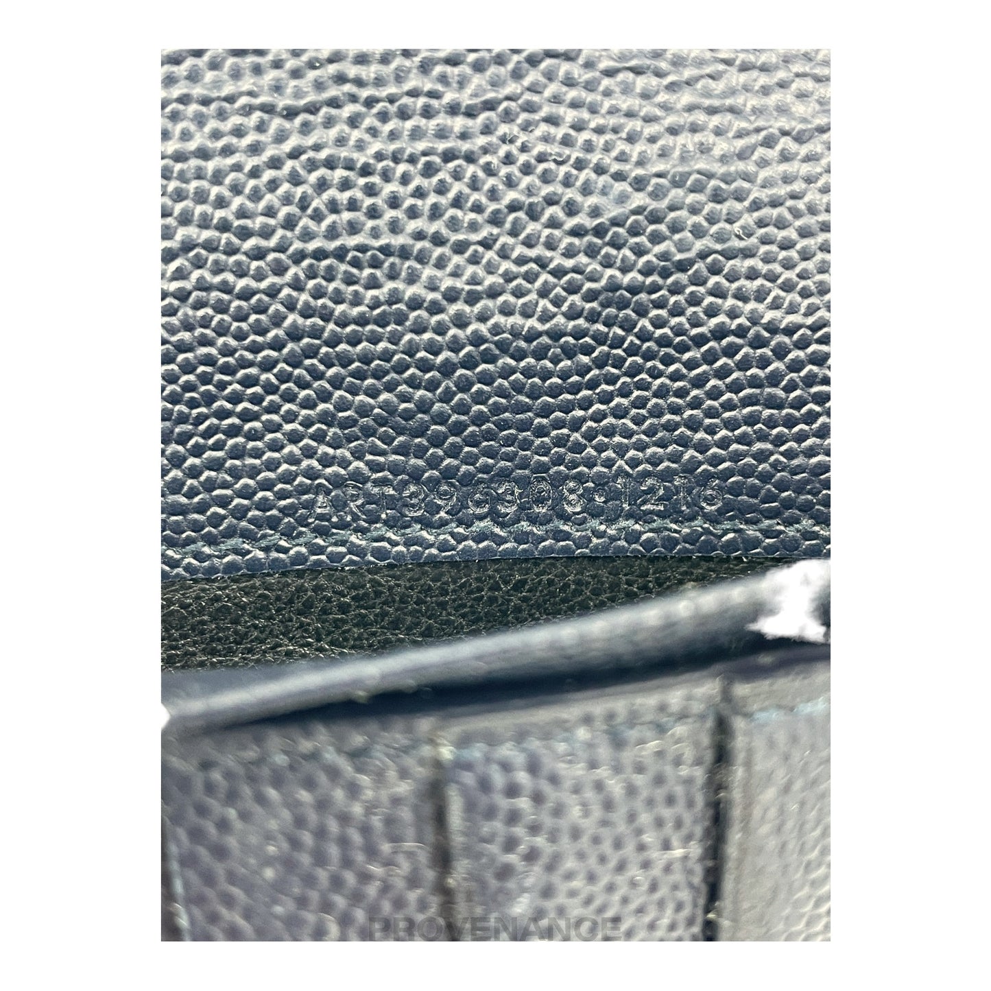 🔴 SLP Zip Long Wallet - Navy Leather