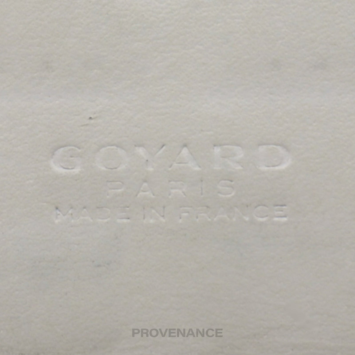 🔴 Goyard Varenne Long Wallet - White Goyardine