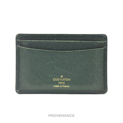 🔴 Louis Vuitton Card Holder Wallet - Taiga Epicea Leather