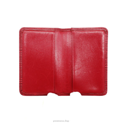 🔴 Louis Vuitton Pocket Organizer Wallet - Red Epi Leather