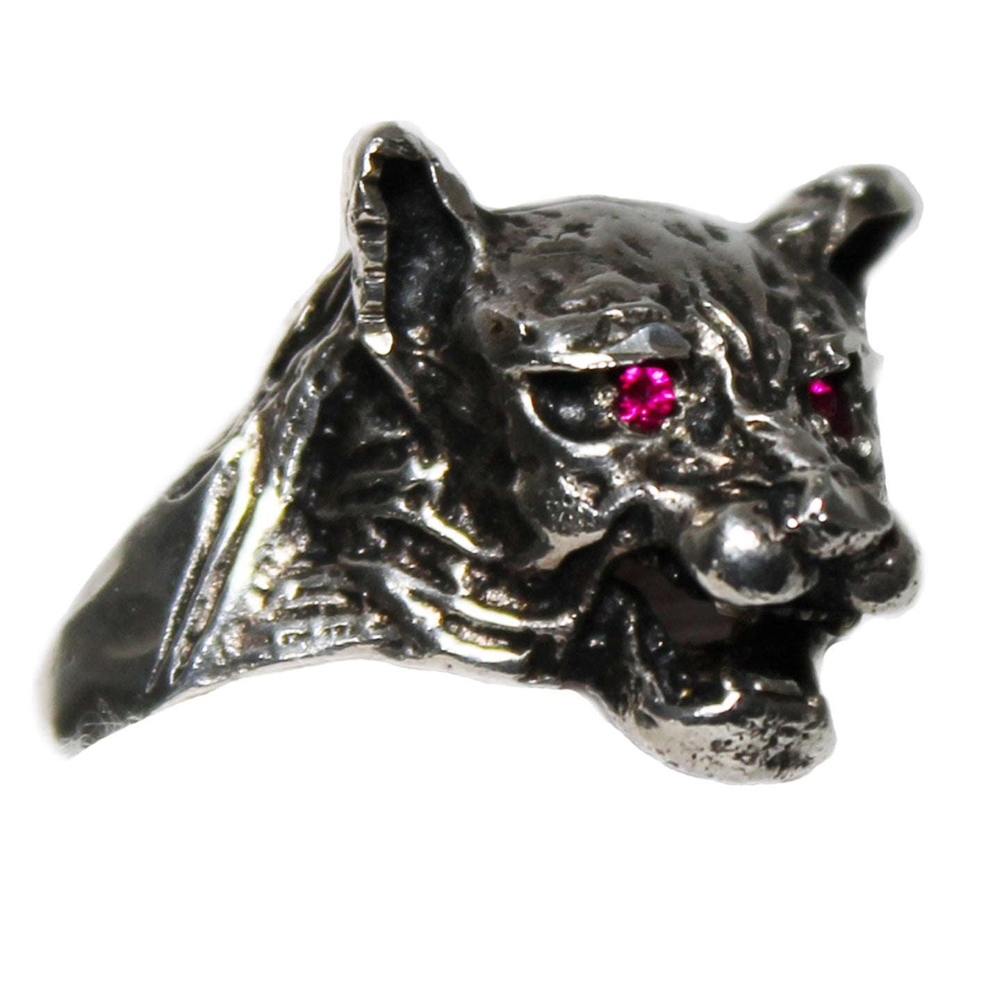 Feline Ruby Ring