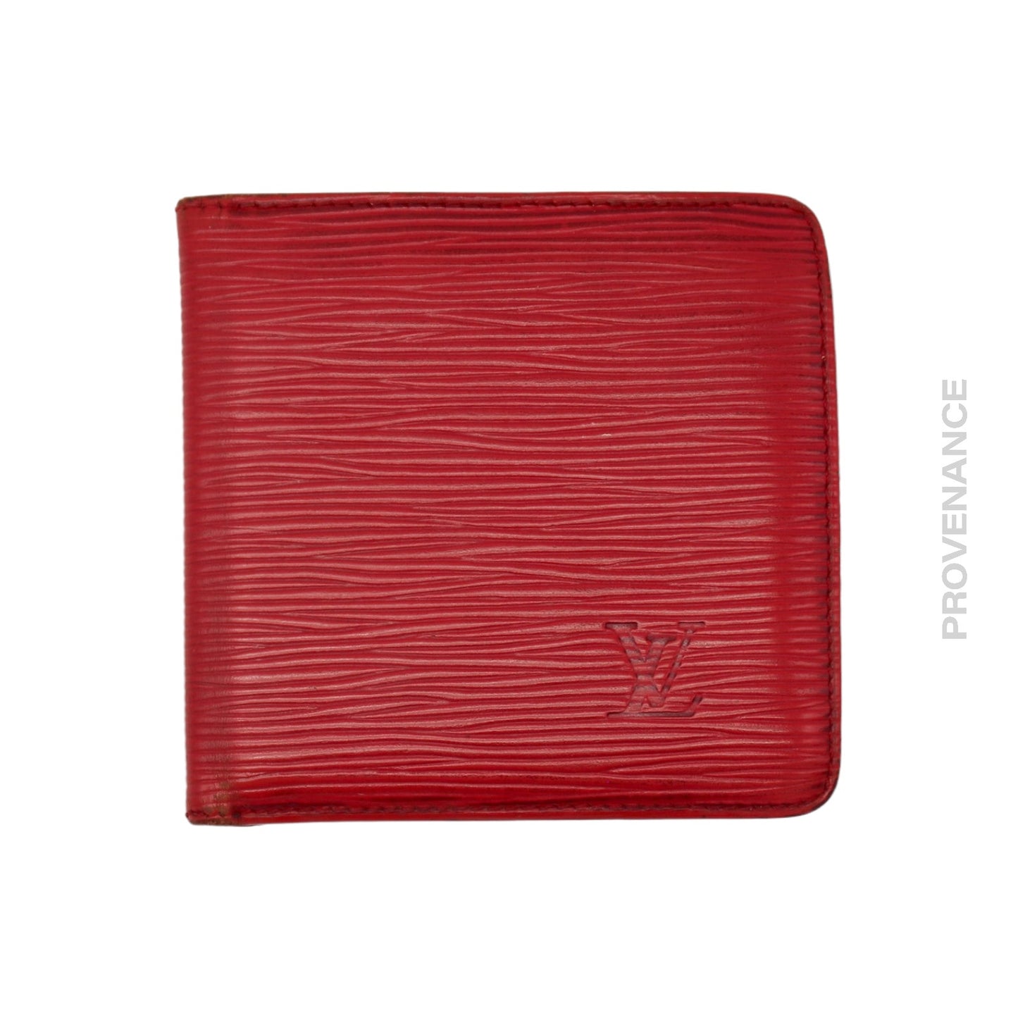 🔴 Louis Vuitton Marco Wallet in Red Epi Marco Malletier