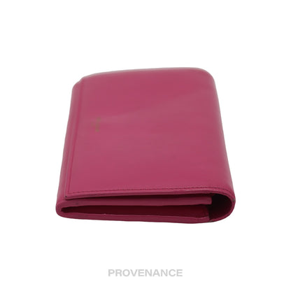 🔴 Saint Laurent Paris SLP Long Wallet - Pink