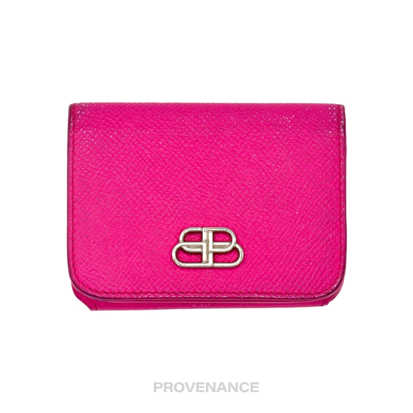 🔴 Balenciaga BB Trifold Wallet - Pink