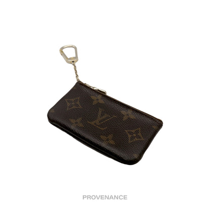 🔴 Louis Vuitton Key Pouch Cles - Monogram