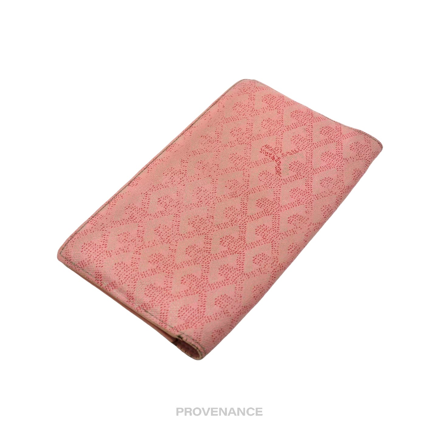 🔴 Goyard Richelieu Long Wallet - Pink Goyardine