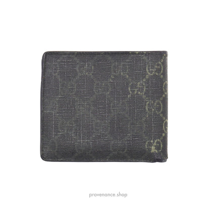 🔴Gucci GG Supreme Bifold Wallet - Black