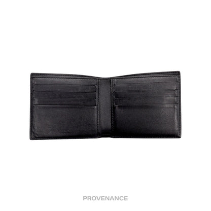 🔴 Givenchy 8CC Address Bifold Wallet - Black Leather