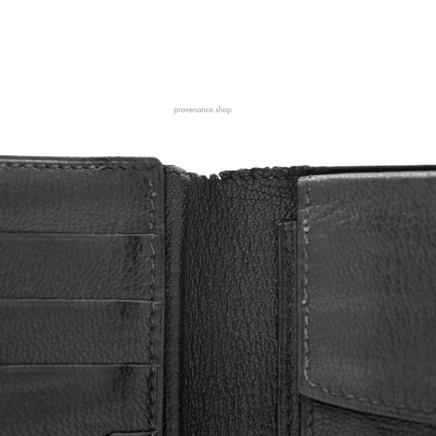 🔴 Hermes MC2 Bifold Wallet - Black Niloticus Crocodile Leather