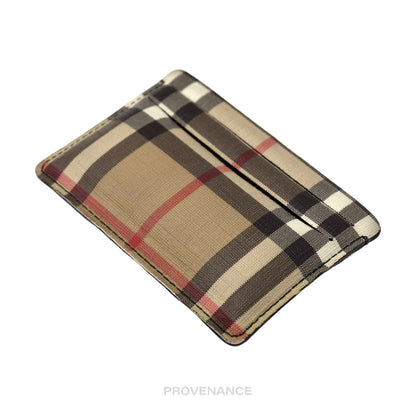 🔴 Burberry Card Holder Wallet - Nova Vintage Check