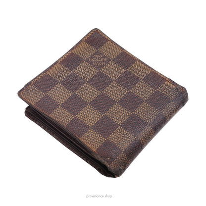 🔴 Louis Vuitton Marco Wallet - Damier Ebene