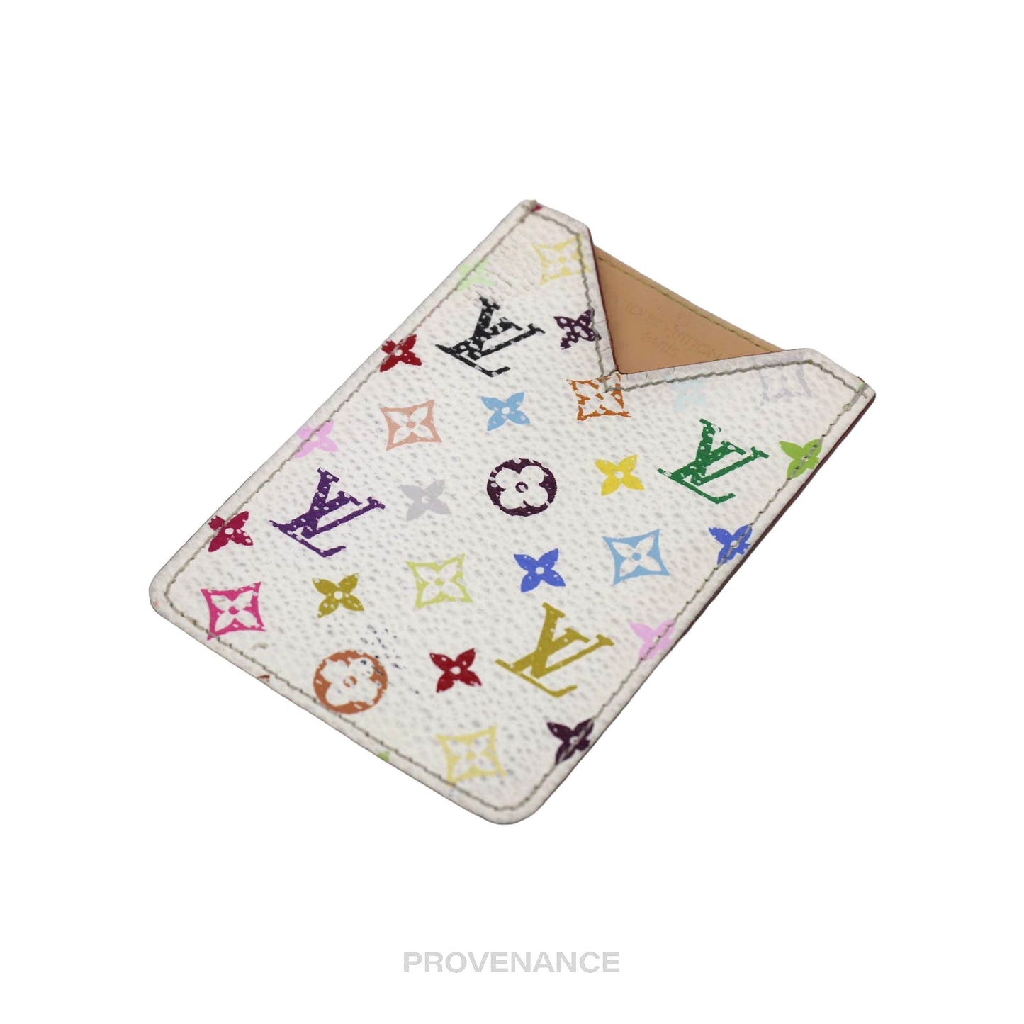 Louis Vuitton Card Wallet - Monogram Multicolore White