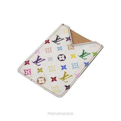 Louis Vuitton Card Wallet - Monogram Multicolore White