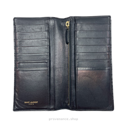 🔴 Saint Laurent Paris SLP Long Wallet - Monogram