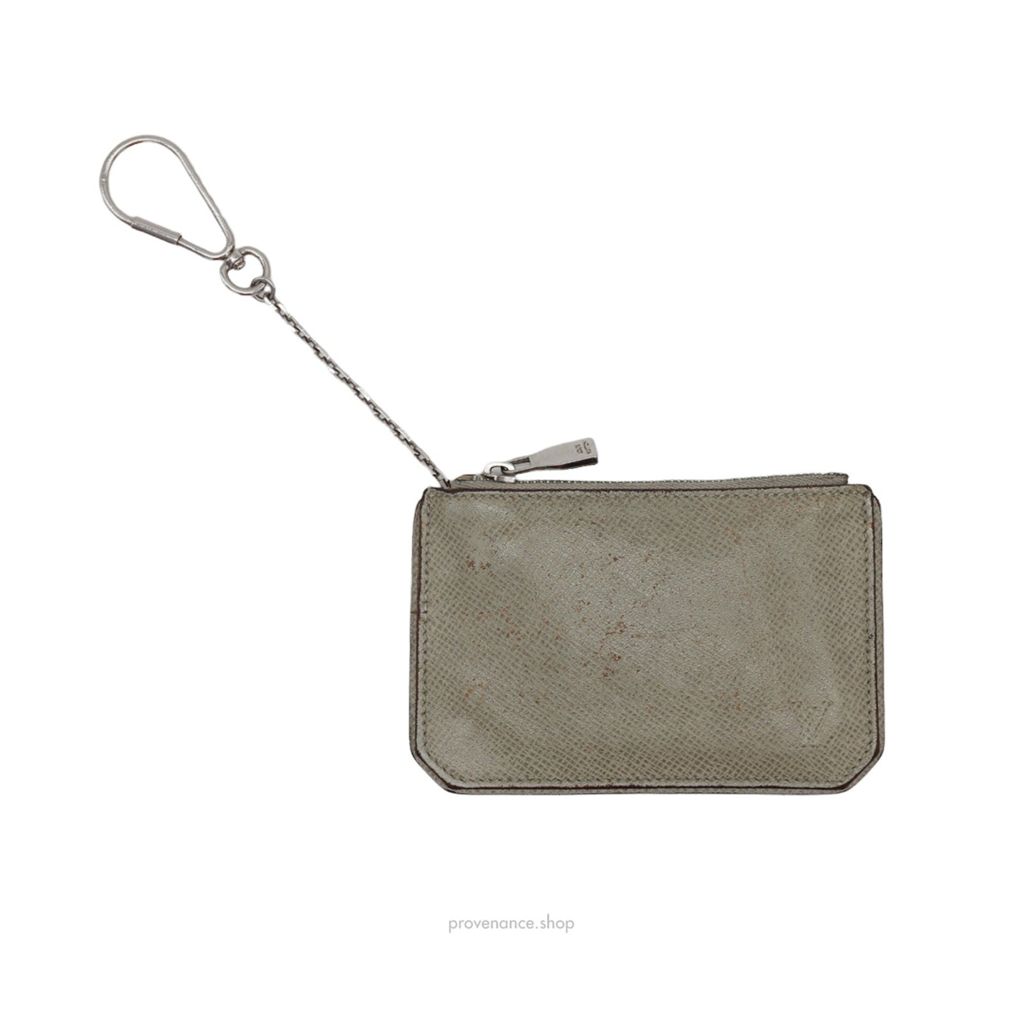 Louis Vuitton Key Cles Coin Pouch - Taiga Glacier Leather