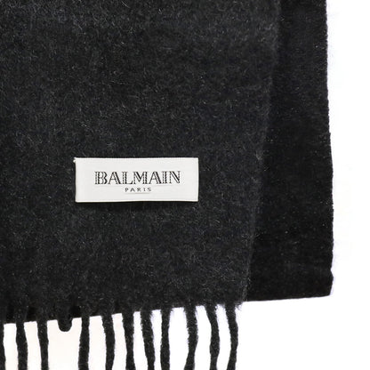 🔴 Balmain Cashmere Scarf - Black