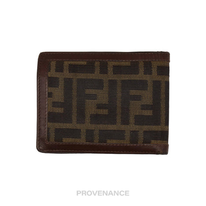 🔴 Fendi Bifold Wallet - FF Zucca