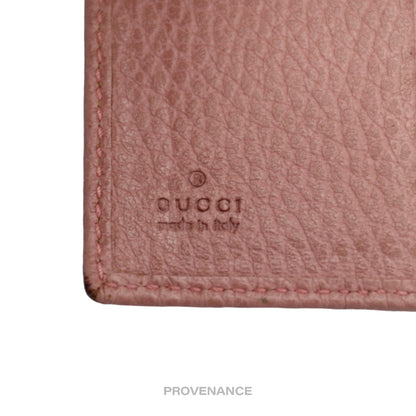 🔴 Gucci MII Pocket Organizer Wallet - Powder Pink