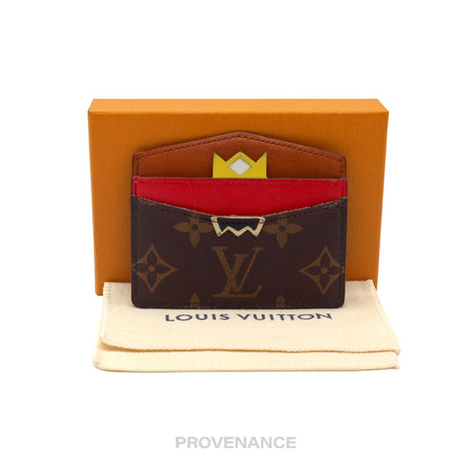 🔴 Louis Vuitton Card Holder Wallet - Tribal Mask Monogram