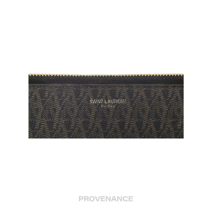 🔴 Saint Laurent Paris SLP Zip Long Wallet - Monogram