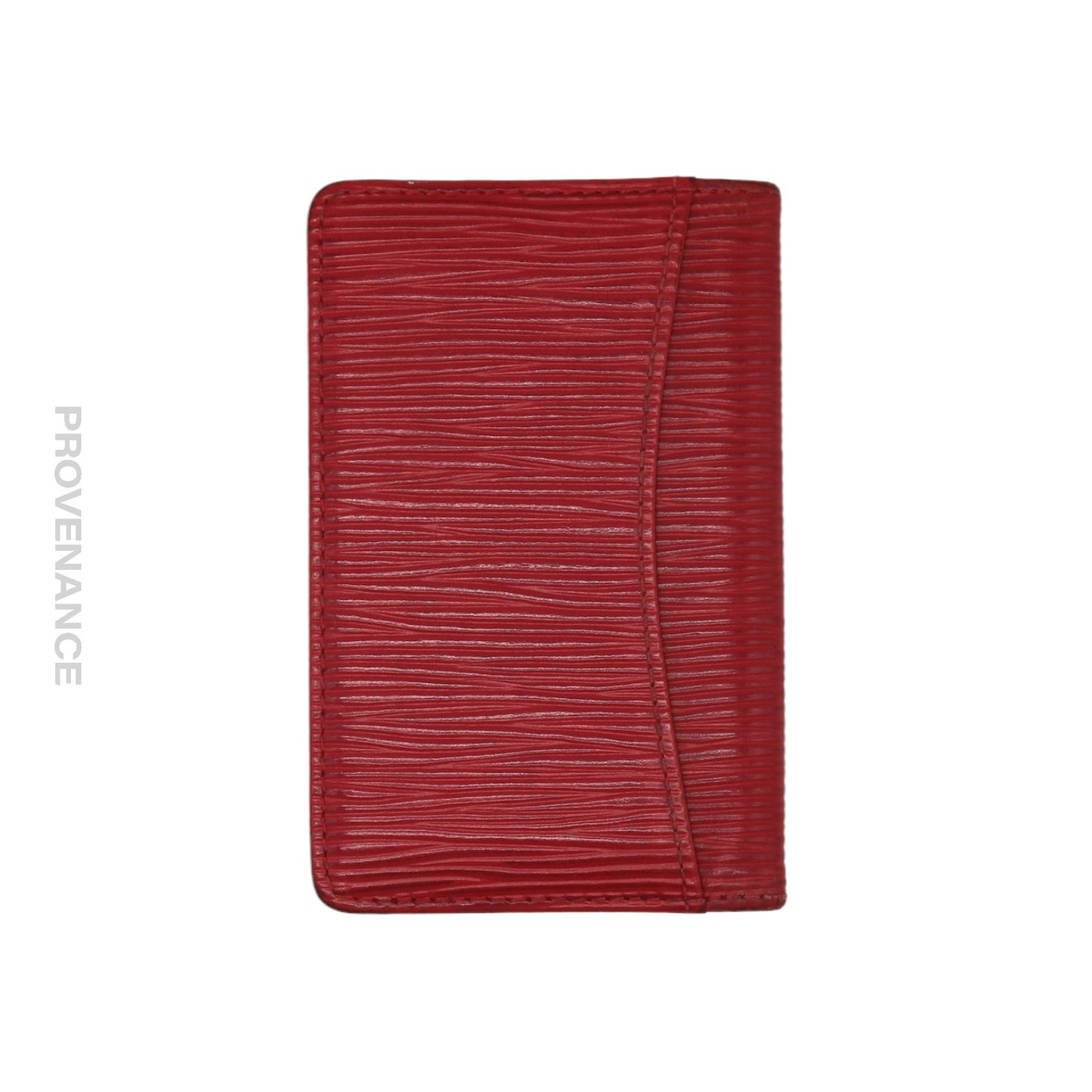 🔴 Louis Vuitton Pocket Organizer Wallet - Red Epi Leather