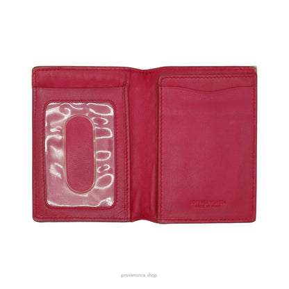 🔴 Bottega Veneta Pocket Organizer Wallet - Raspberry