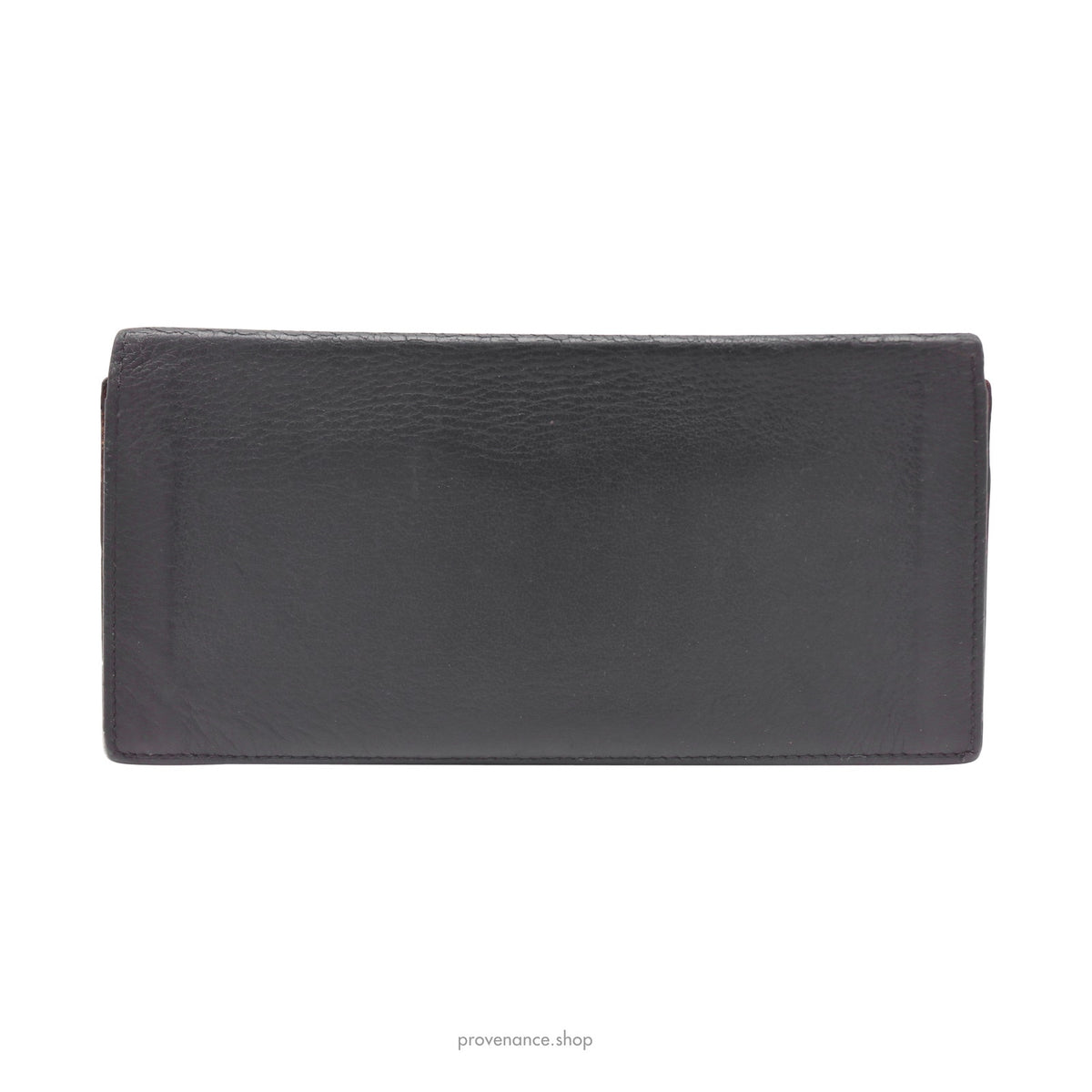 🔴 Cartier Long Wallet - Black Calfskin Leather