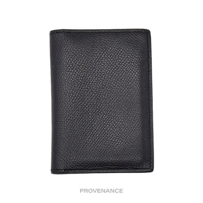 🔴 Hermes MC2 Euclide Card Holder Wallet - Epsom Noir Black