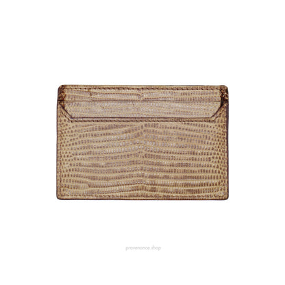 🔴 Fendi FF Card Holder - Lizard