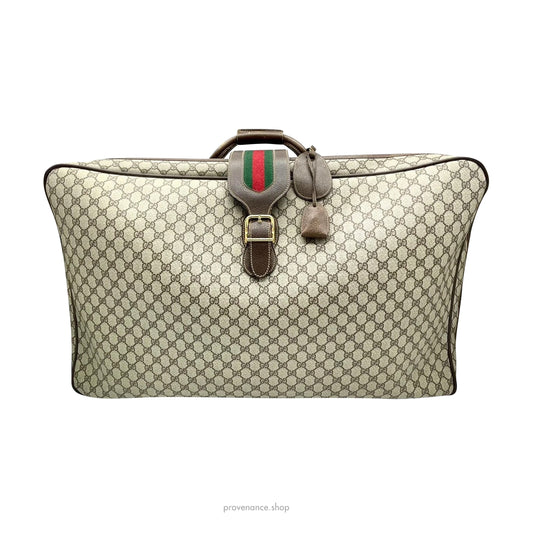 Gucci GG Supreme Suitcase with Web Detail